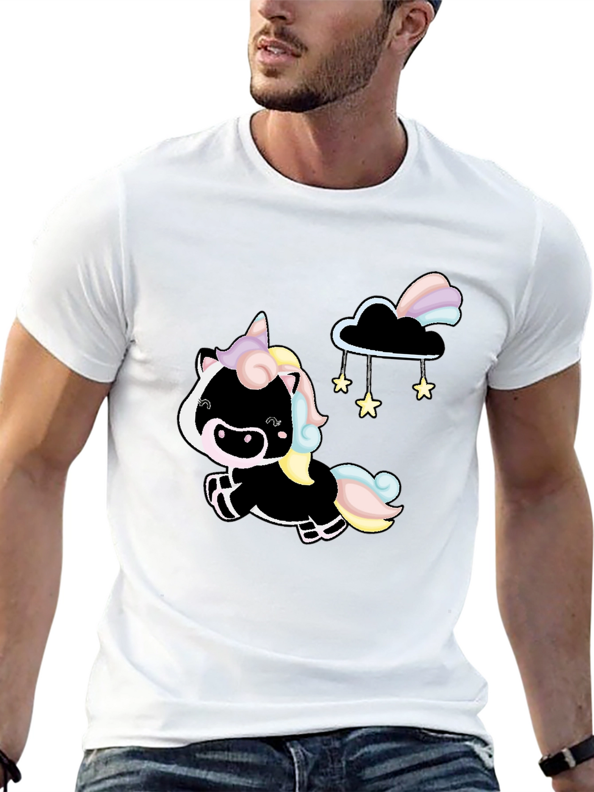 Black Unicorn Graphic Tee