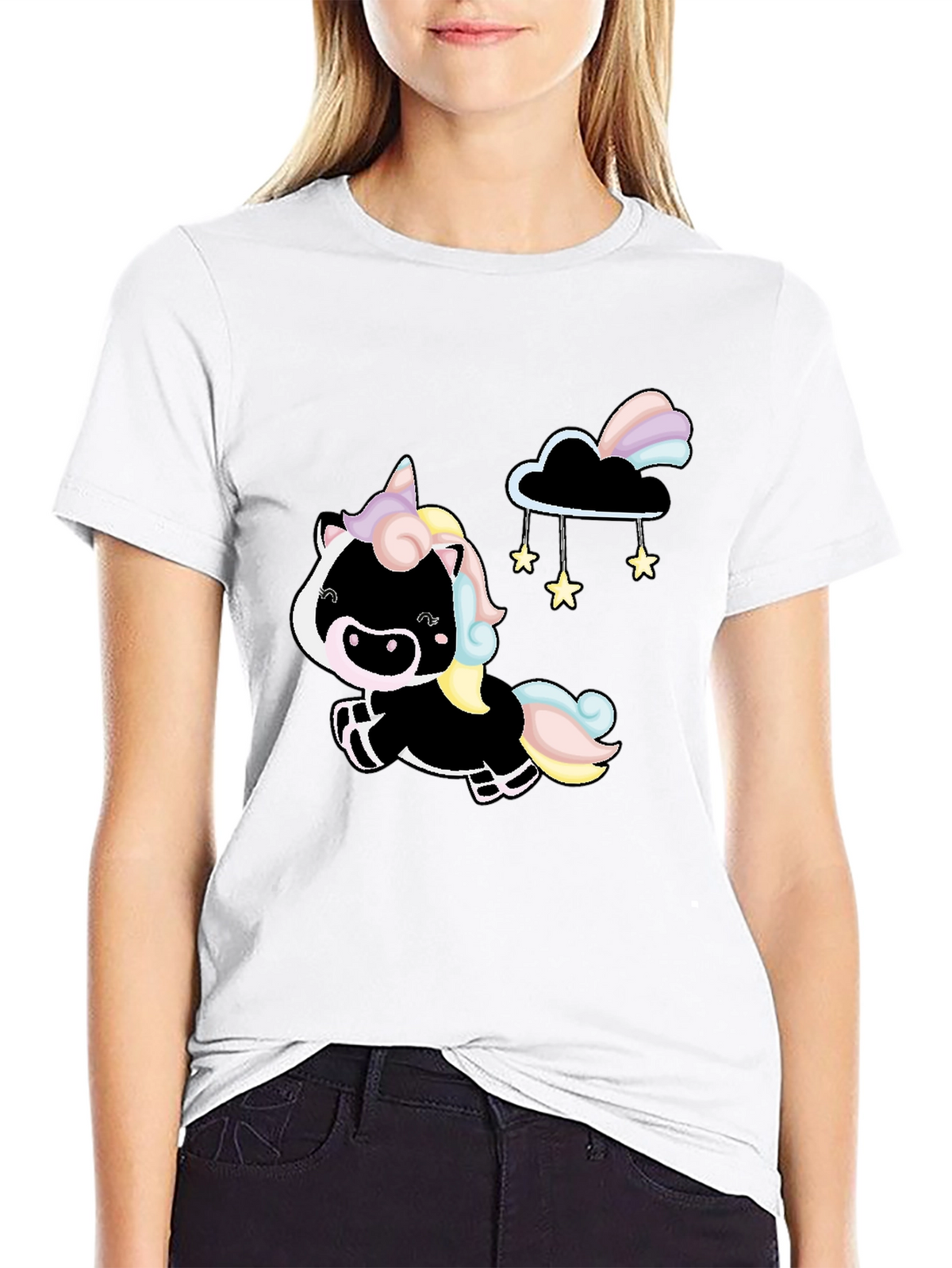 Black Unicorn Graphic Tee