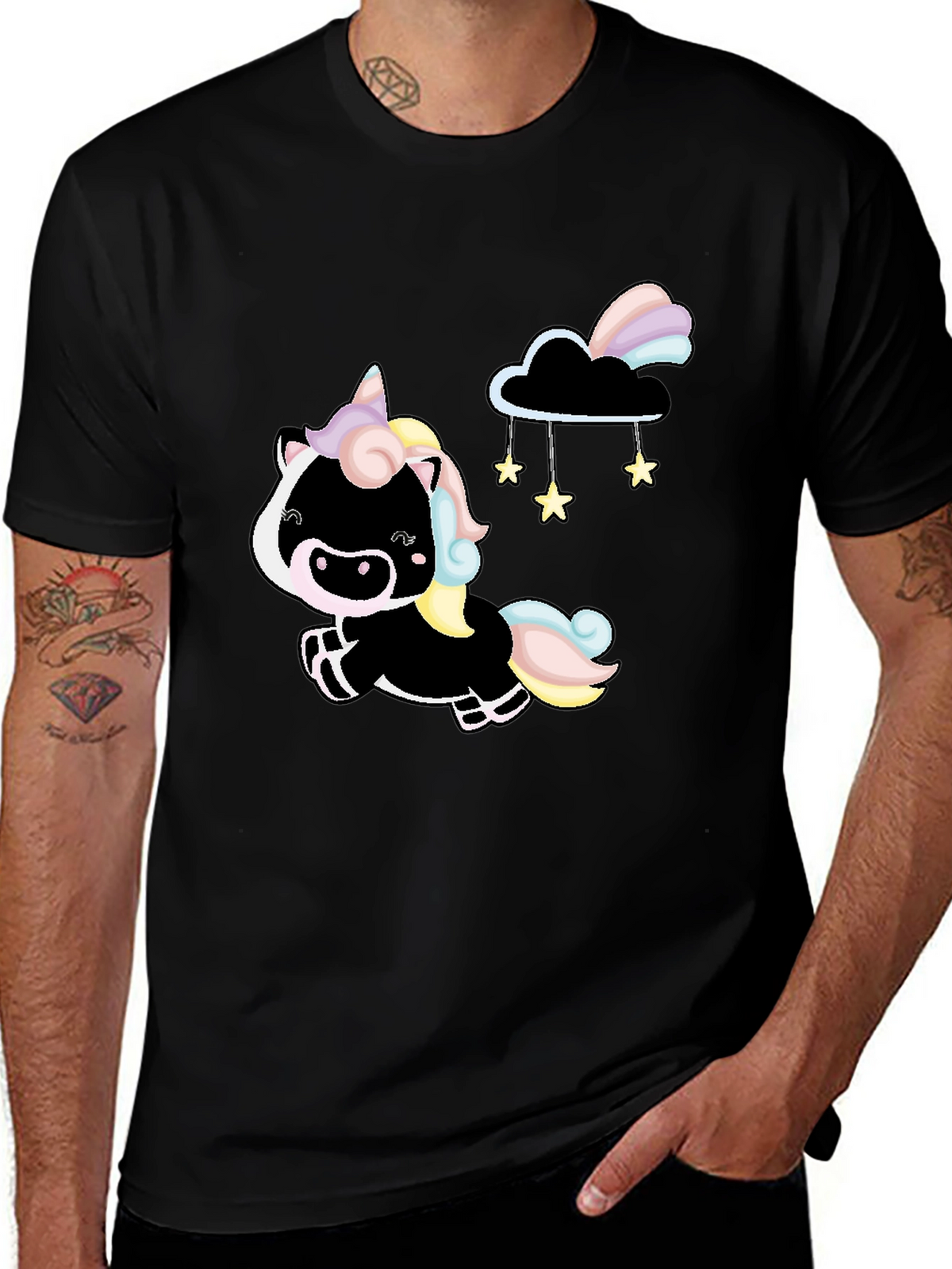 Black Unicorn Graphic Tee