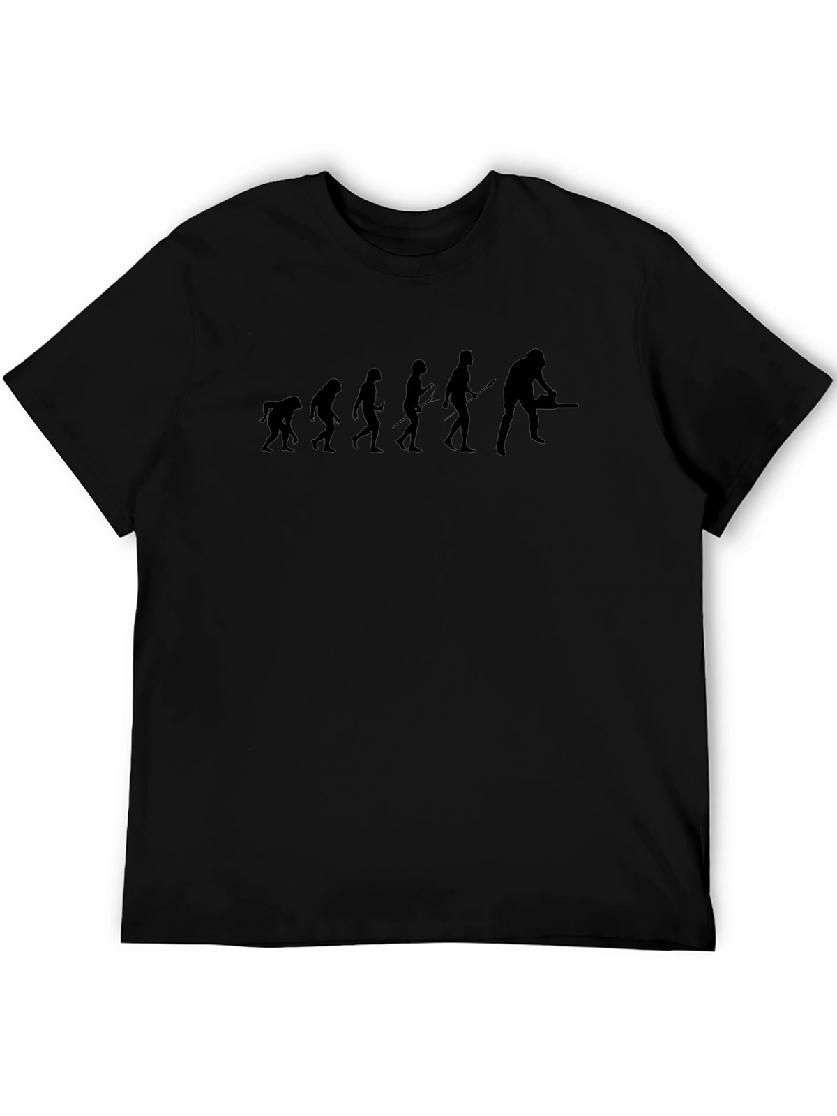 Evolution Chainsaw Humor Tee