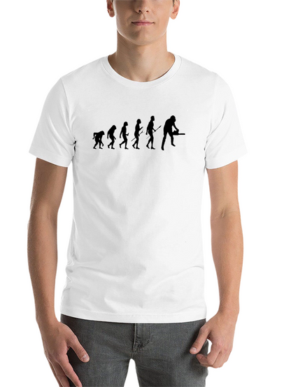 Evolution Chainsaw Humor Tee
