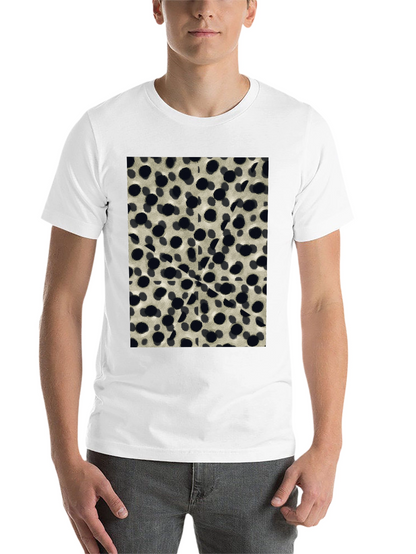 Abstract Dotted Black T-Shirt