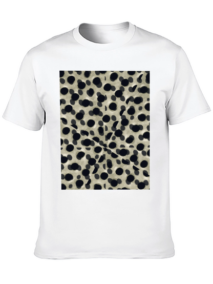 Abstract Dotted Black T-Shirt