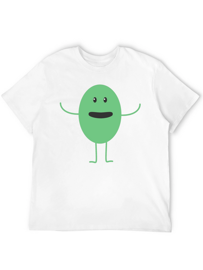 Funny Cartoon Character Black T-Shirt