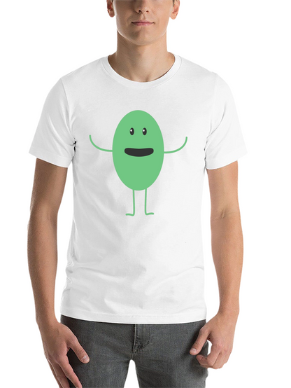 Funny Cartoon Character Black T-Shirt