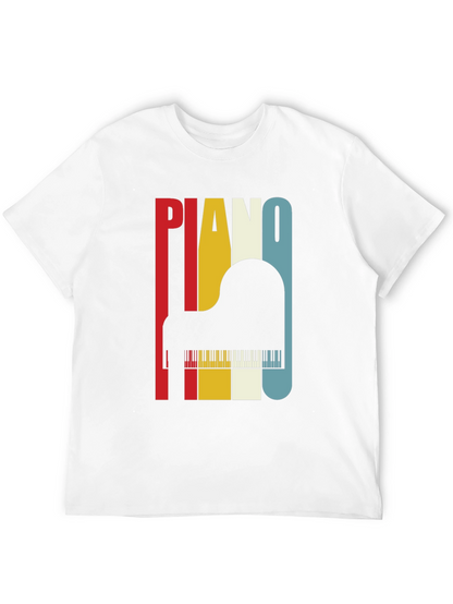 Retro Piano T-Shirt - Musical Instrument Tee