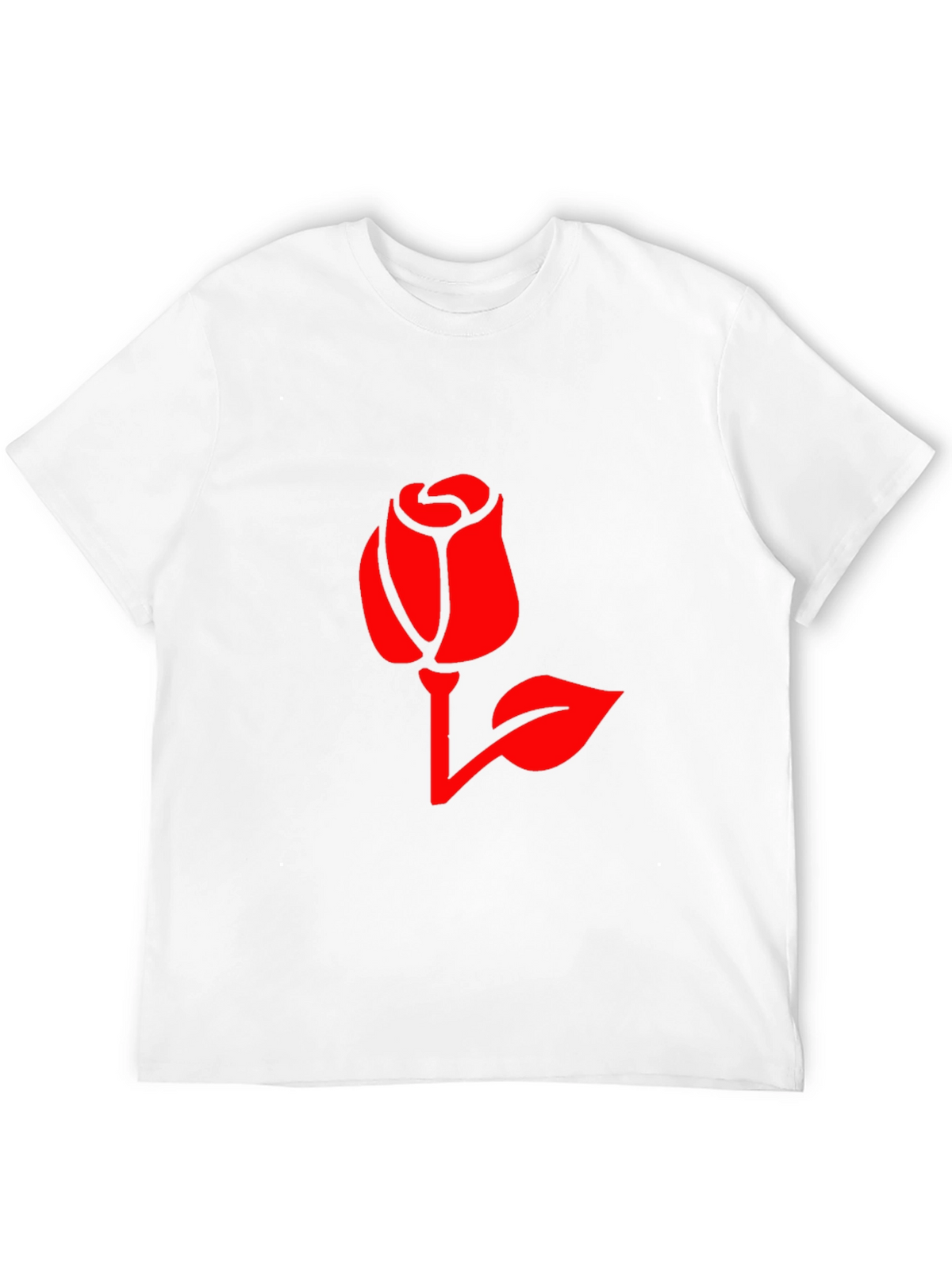 Rose Graphic Print T-Shirt - Stylish Casual Wear