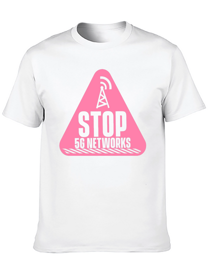 Stop 5G Networks T-Shirt Conspiracy Tee