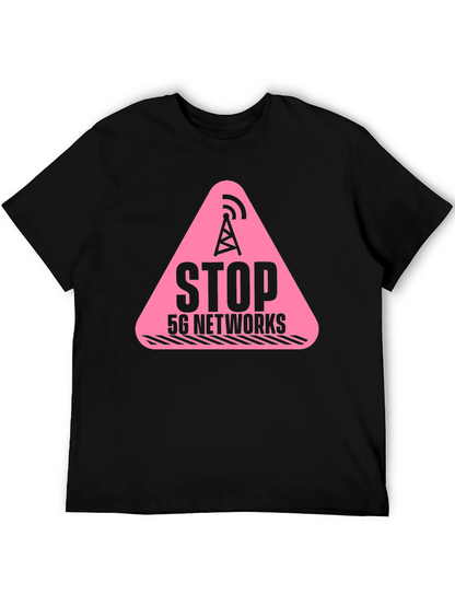 Stop 5G Networks T-Shirt Conspiracy Tee