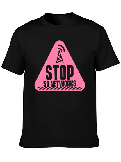 Stop 5G Networks T-Shirt Conspiracy Tee