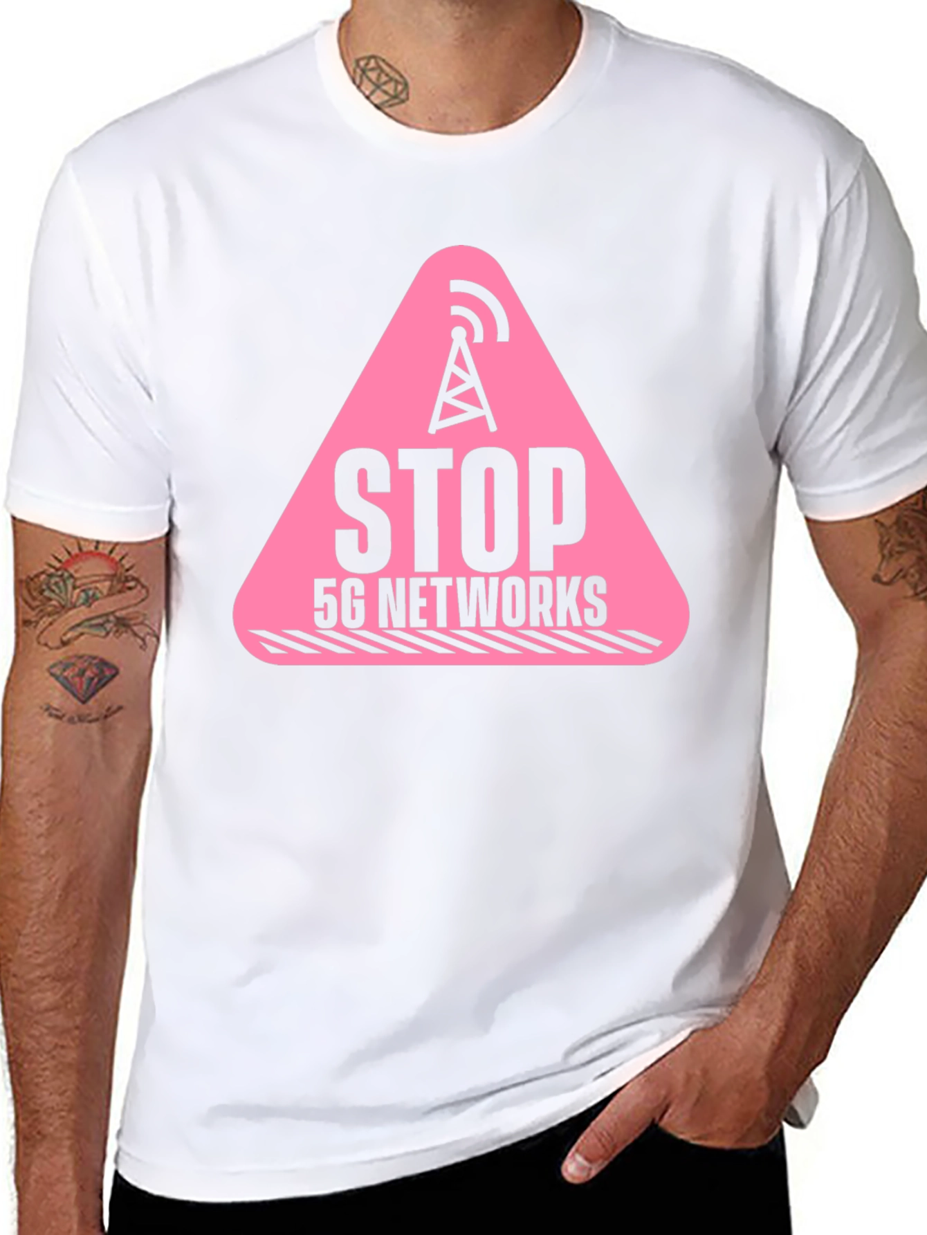 Stop 5G Networks T-Shirt Conspiracy Tee