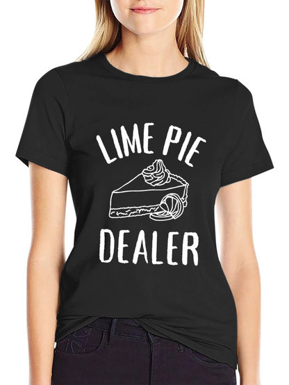 Lime Pie Dealer Graphic T-Shirt - Quirky Foodie Tee