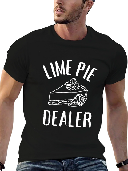Lime Pie Dealer Graphic T-Shirt - Quirky Foodie Tee