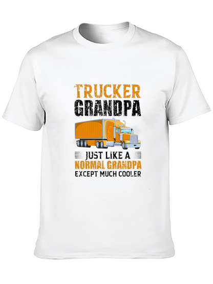 Trucker Grandpa T-Shirt - Cool Grandpa Gift