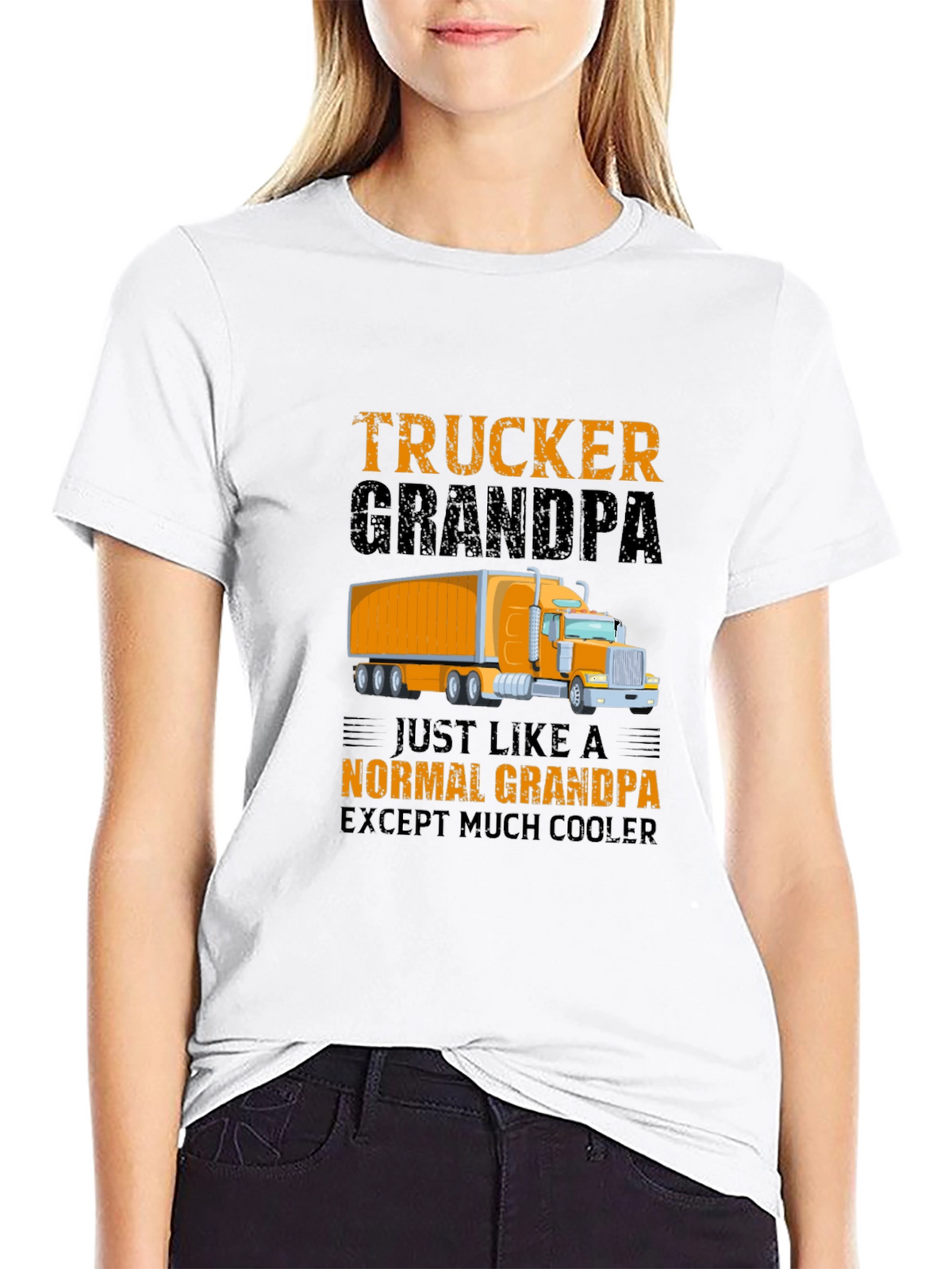 Trucker Grandpa T-Shirt - Cool Grandpa Gift
