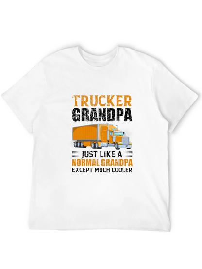 Trucker Grandpa T-Shirt - Cool Grandpa Gift