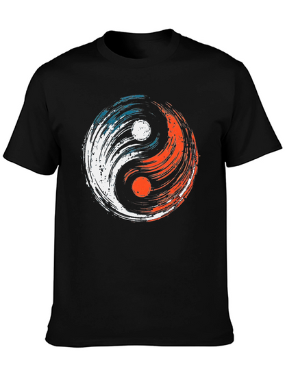 Yin Yang Balance Tee - Stylish Graphic T-Shirt