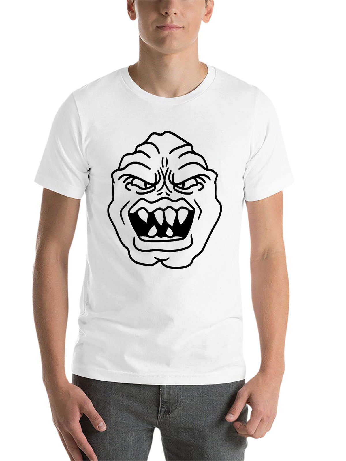 Monster Graphic Black T-Shirt