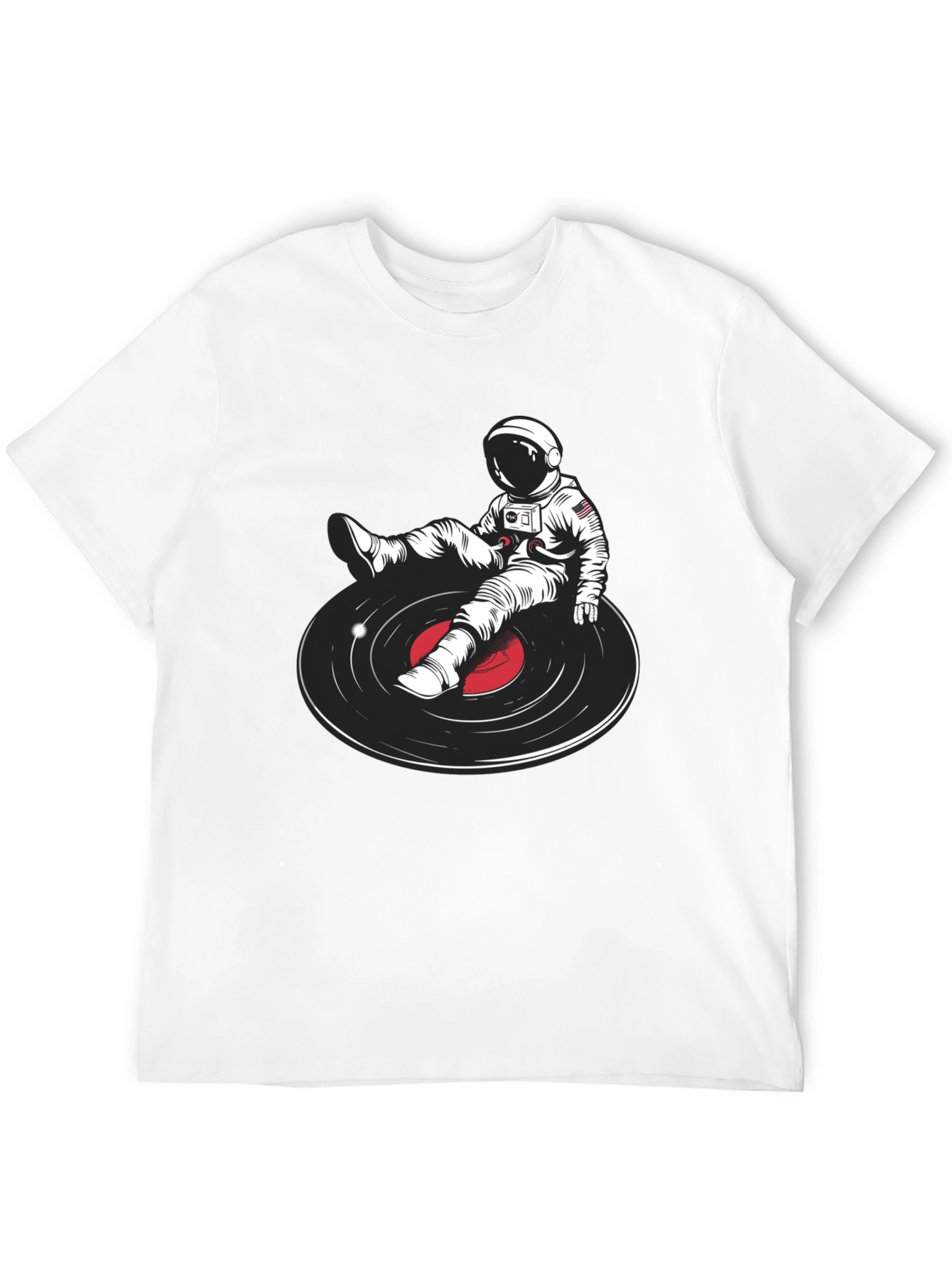 Astronaut DJ Graphic T-Shirt - Unique Music Lover Tee
