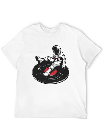 Astronaut DJ Graphic T-Shirt - Unique Music Lover Tee