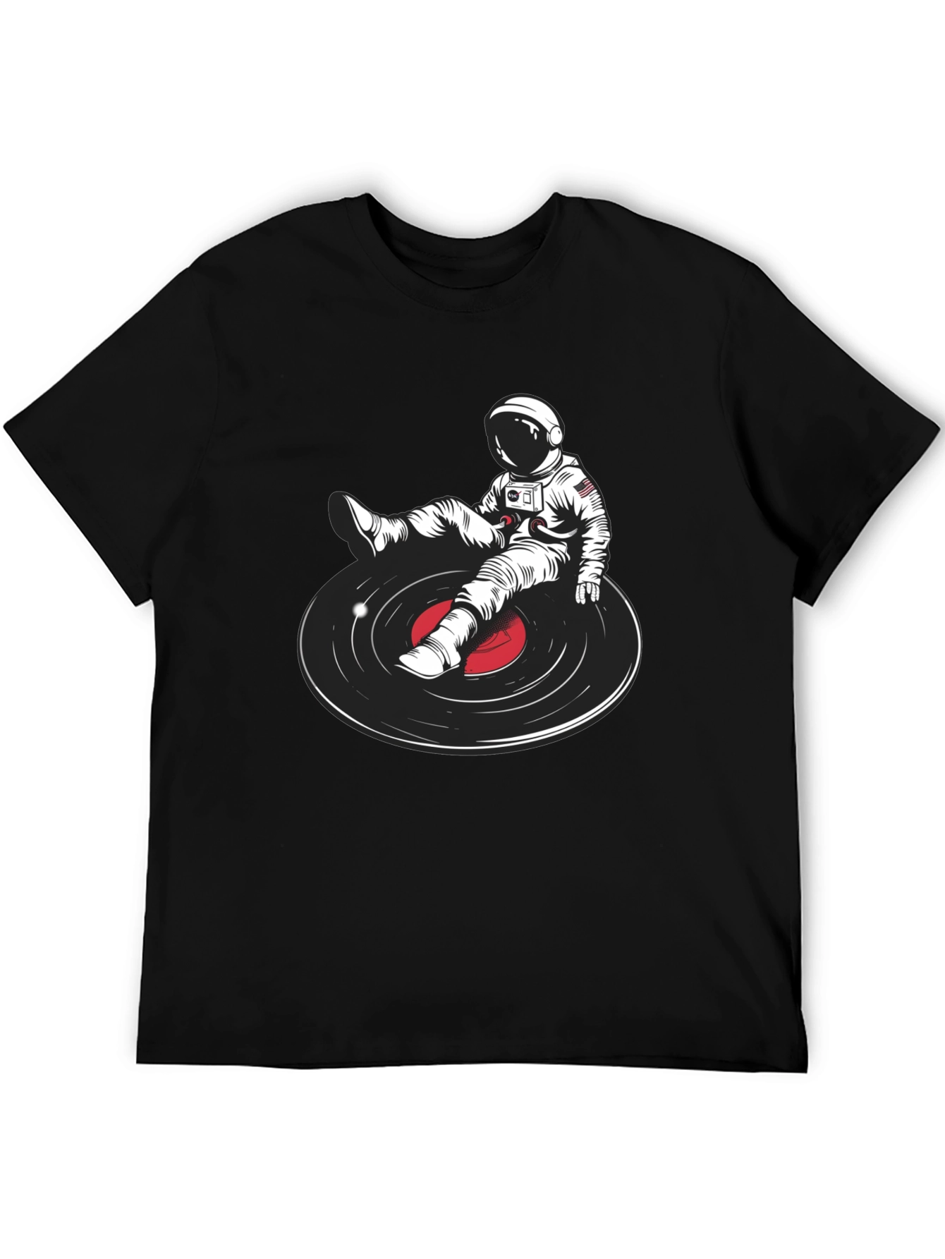 Astronaut DJ Graphic T-Shirt - Unique Music Lover Tee