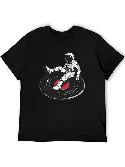 Astronaut DJ Graphic T-Shirt - Unique Music Lover Tee