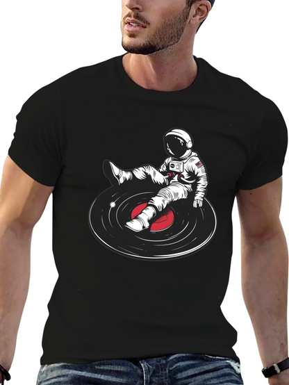 Astronaut DJ Graphic T-Shirt - Unique Music Lover Tee