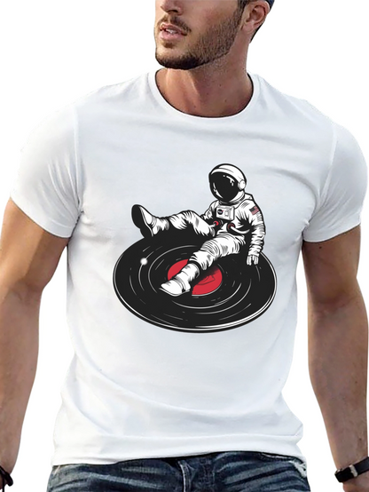 Astronaut DJ Graphic T-Shirt - Unique Music Lover Tee