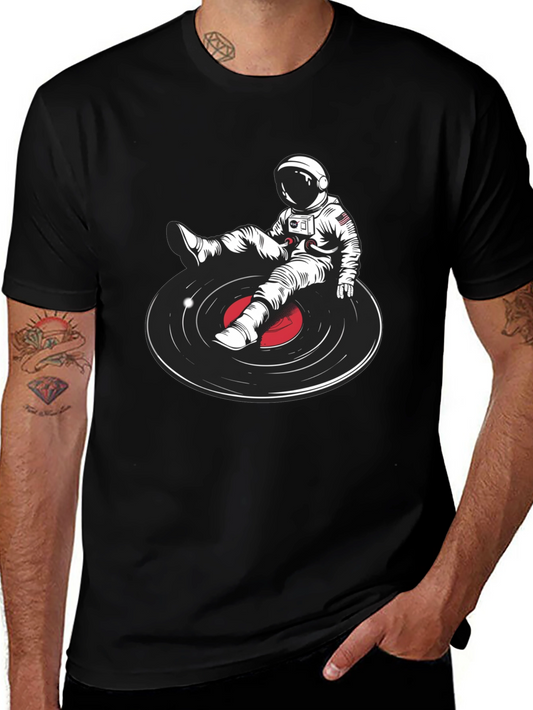 Astronaut DJ Graphic T-Shirt - Unique Music Lover Tee