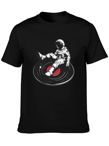 Astronaut DJ Graphic T-Shirt - Unique Music Lover Tee
