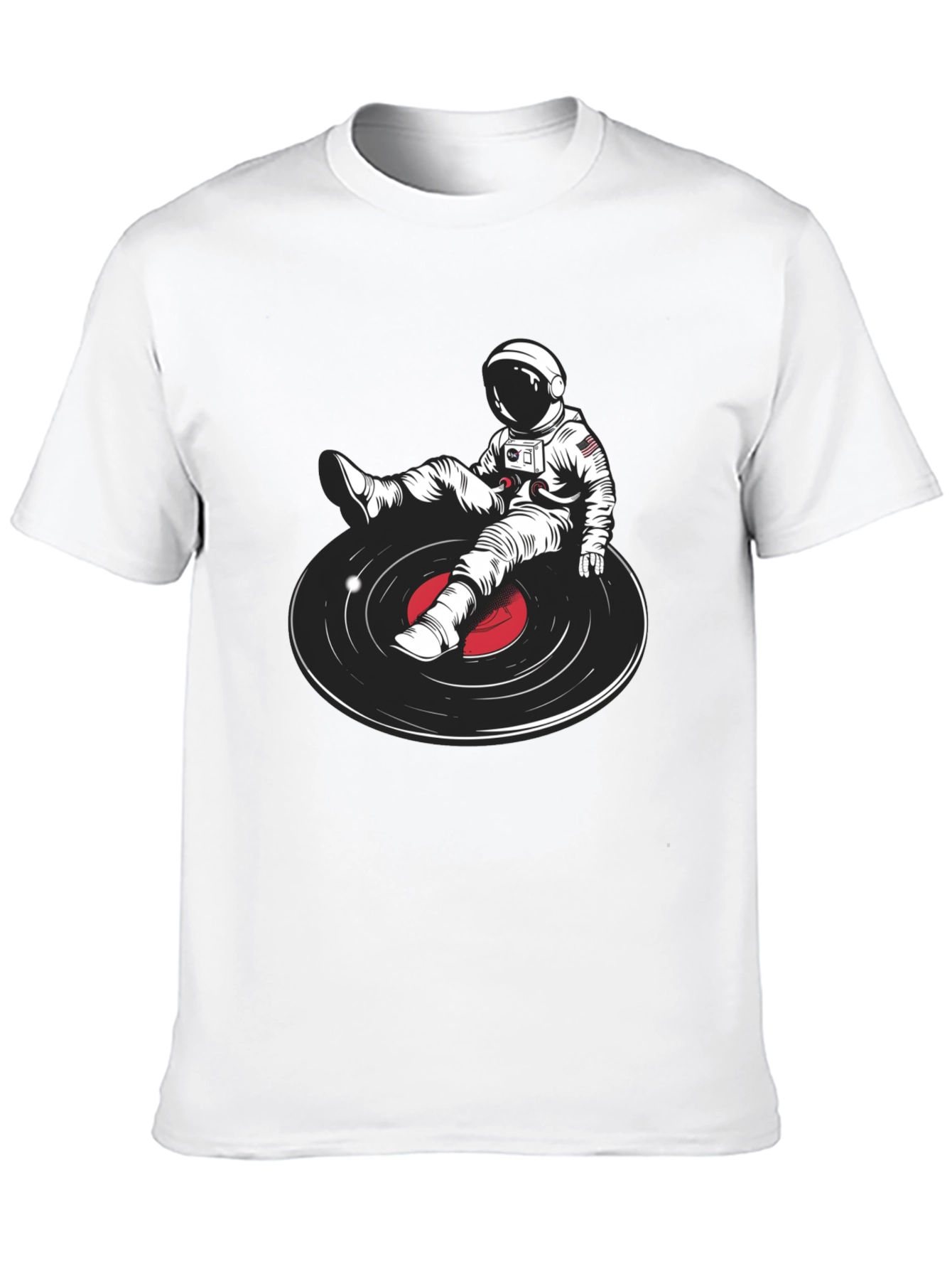 Astronaut DJ Graphic T-Shirt - Unique Music Lover Tee