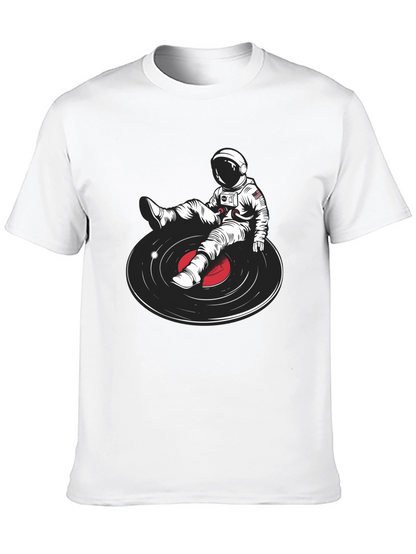 Astronaut DJ Graphic T-Shirt - Unique Music Lover Tee