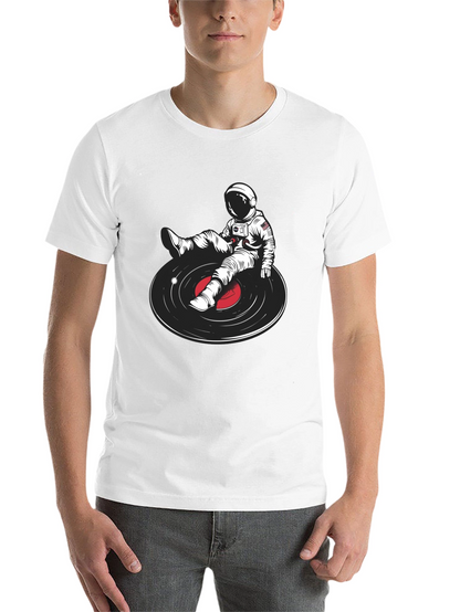Astronaut DJ Graphic T-Shirt - Unique Music Lover Tee