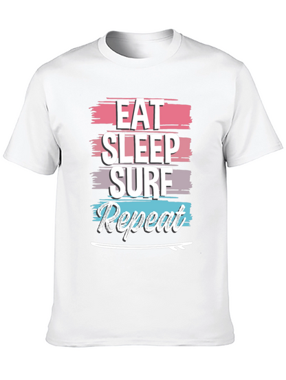 Eat Sleep Surf Repeat Graphic Tee