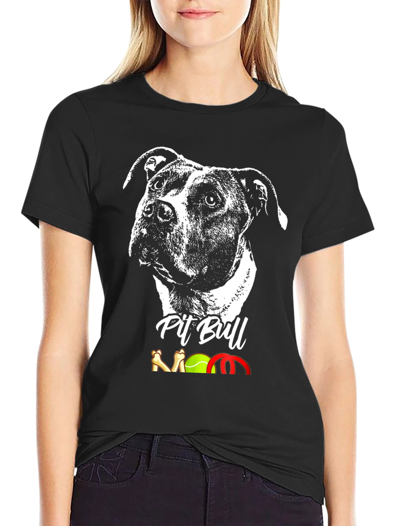 Pit Bull Mom T-Shirt - Dog Lover Tee