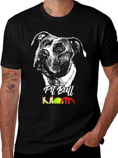 Pit Bull Mom T-Shirt - Dog Lover Tee