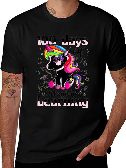 100 Days of Magical Learning Unicorn T-Shirt