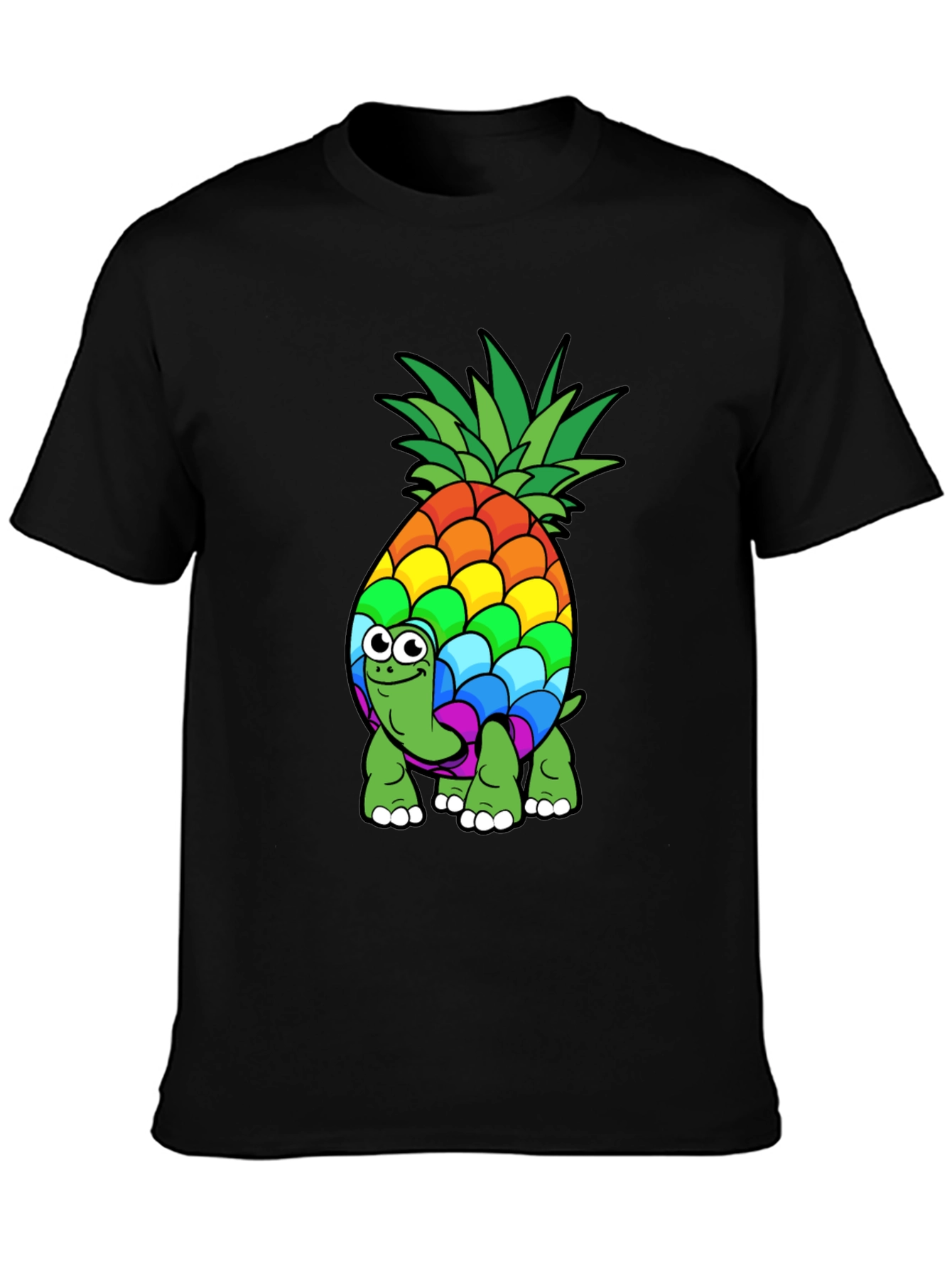 Rainbow Pineapple Turtle T-Shirt - Fun & Unique Design