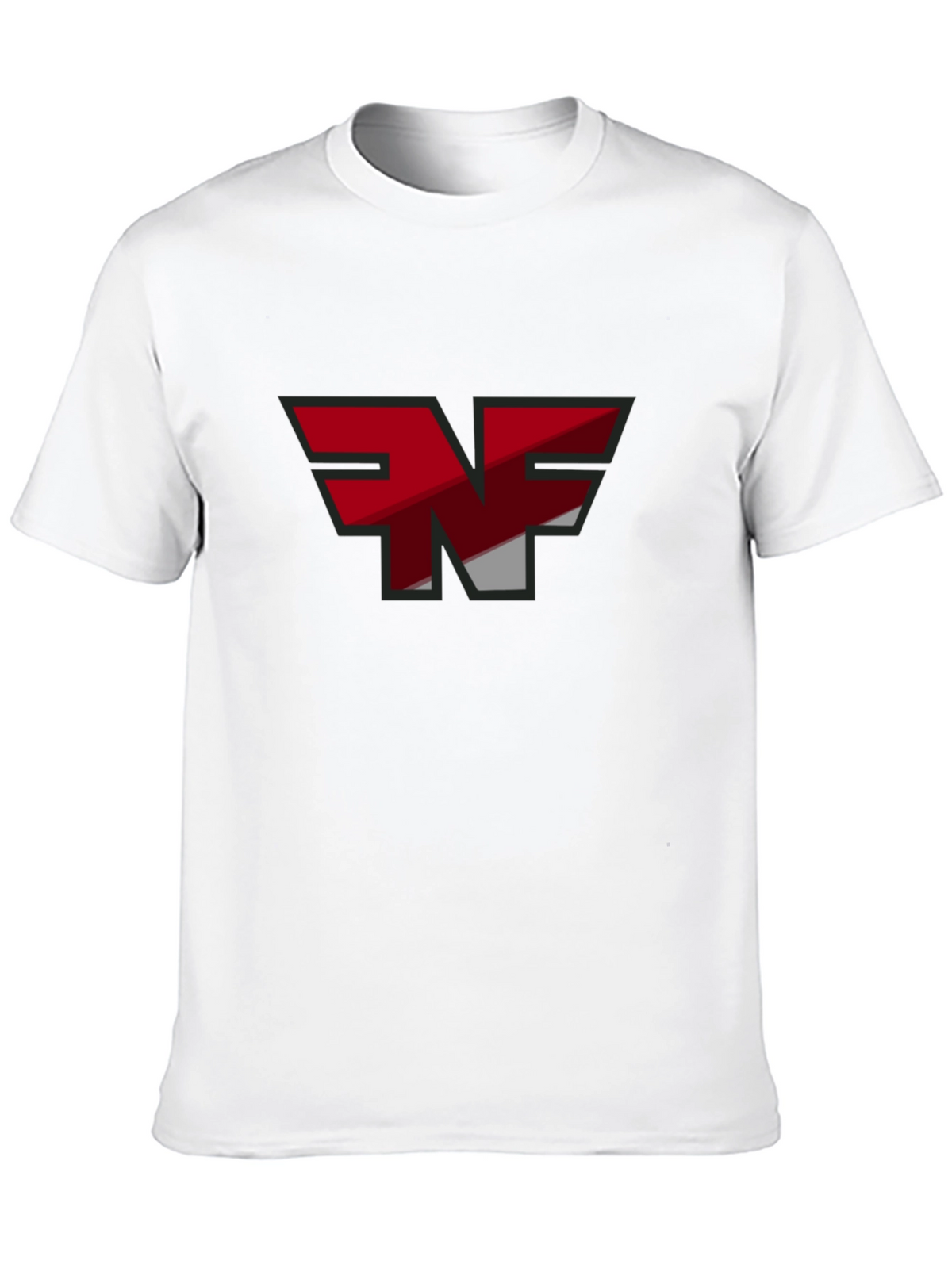 NF Logo Graphic T-Shirt - Black Cotton Blend