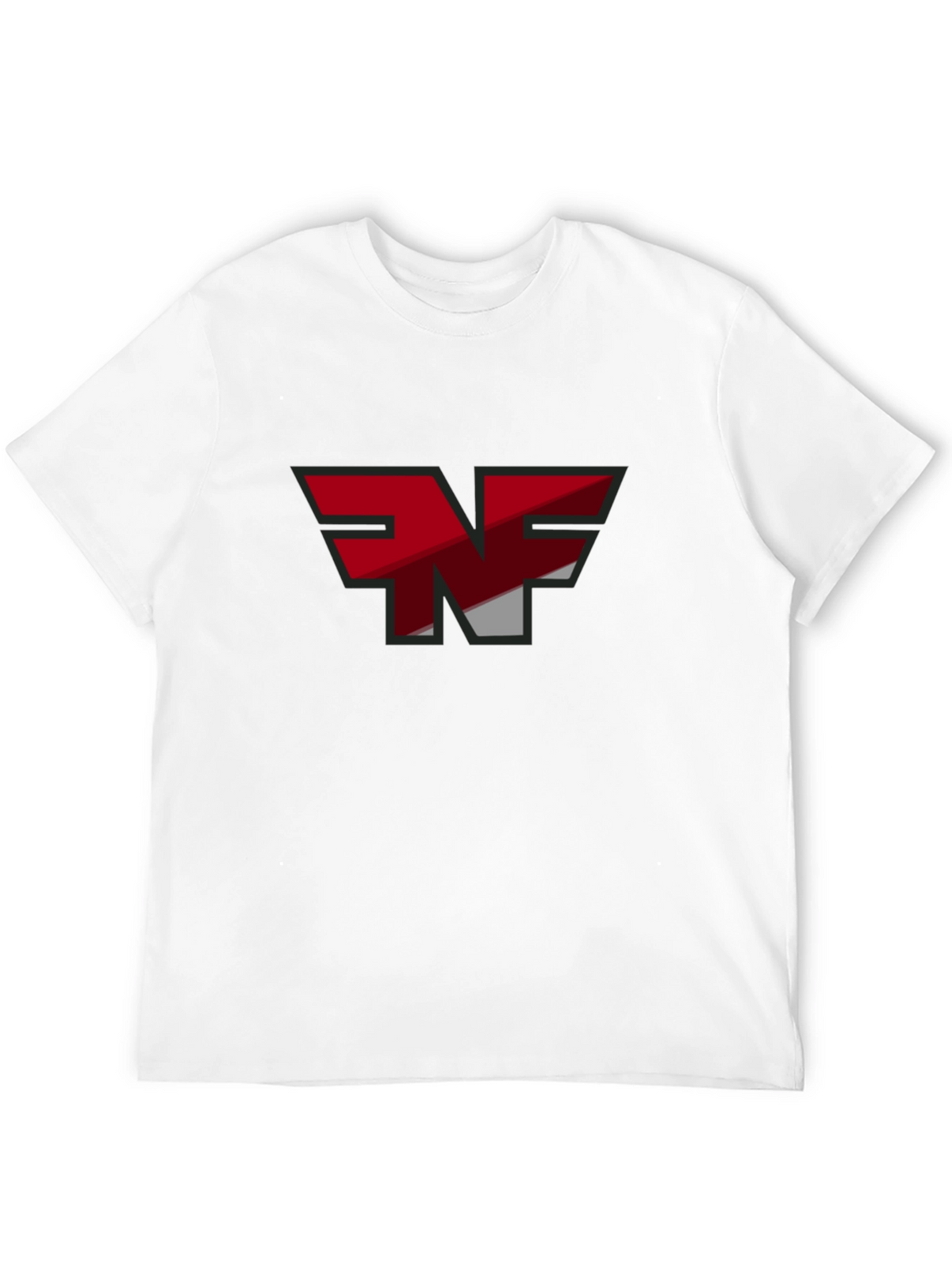 NF Logo Graphic T-Shirt - Black Cotton Blend