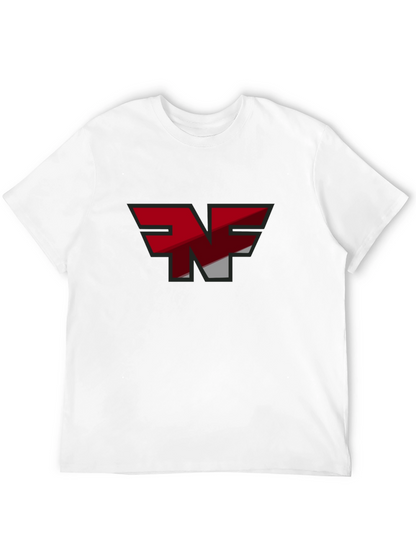 NF Logo Graphic T-Shirt - Black Cotton Blend