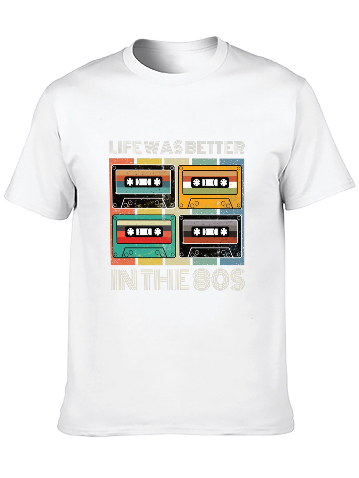 Retro 80s Cassette Tape Graphic T-Shirt