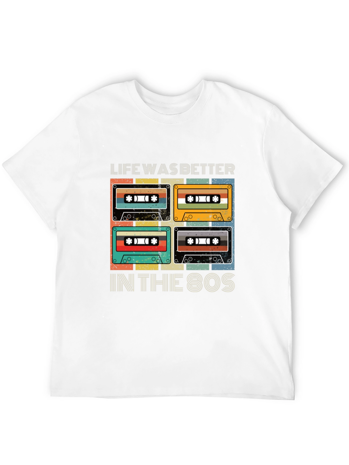 Retro 80s Cassette Tape Graphic T-Shirt