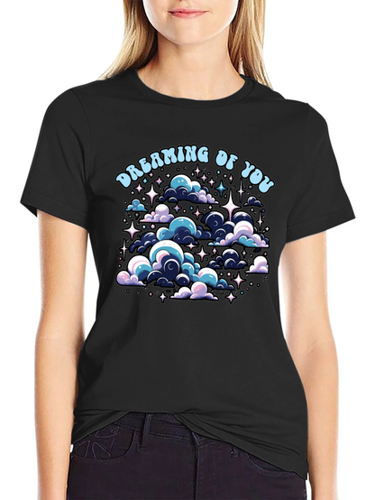 Dreaming Of You Graphic Black T-Shirt