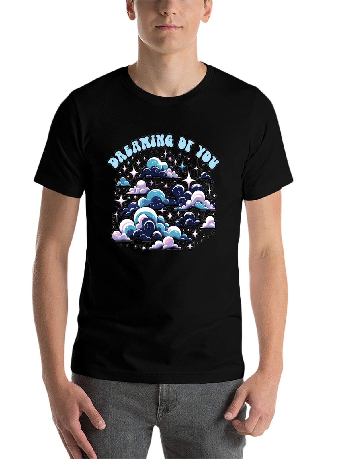 Dreaming Of You Graphic Black T-Shirt