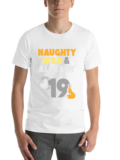 Naughty Wild 19th Birthday Graphic Tee