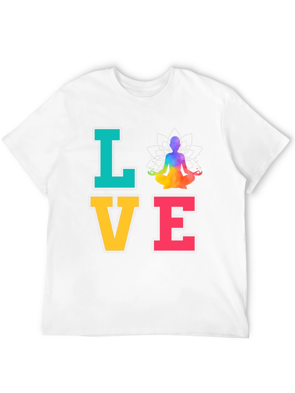Yoga Love T-Shirt Meditate Zen Chakra Peace