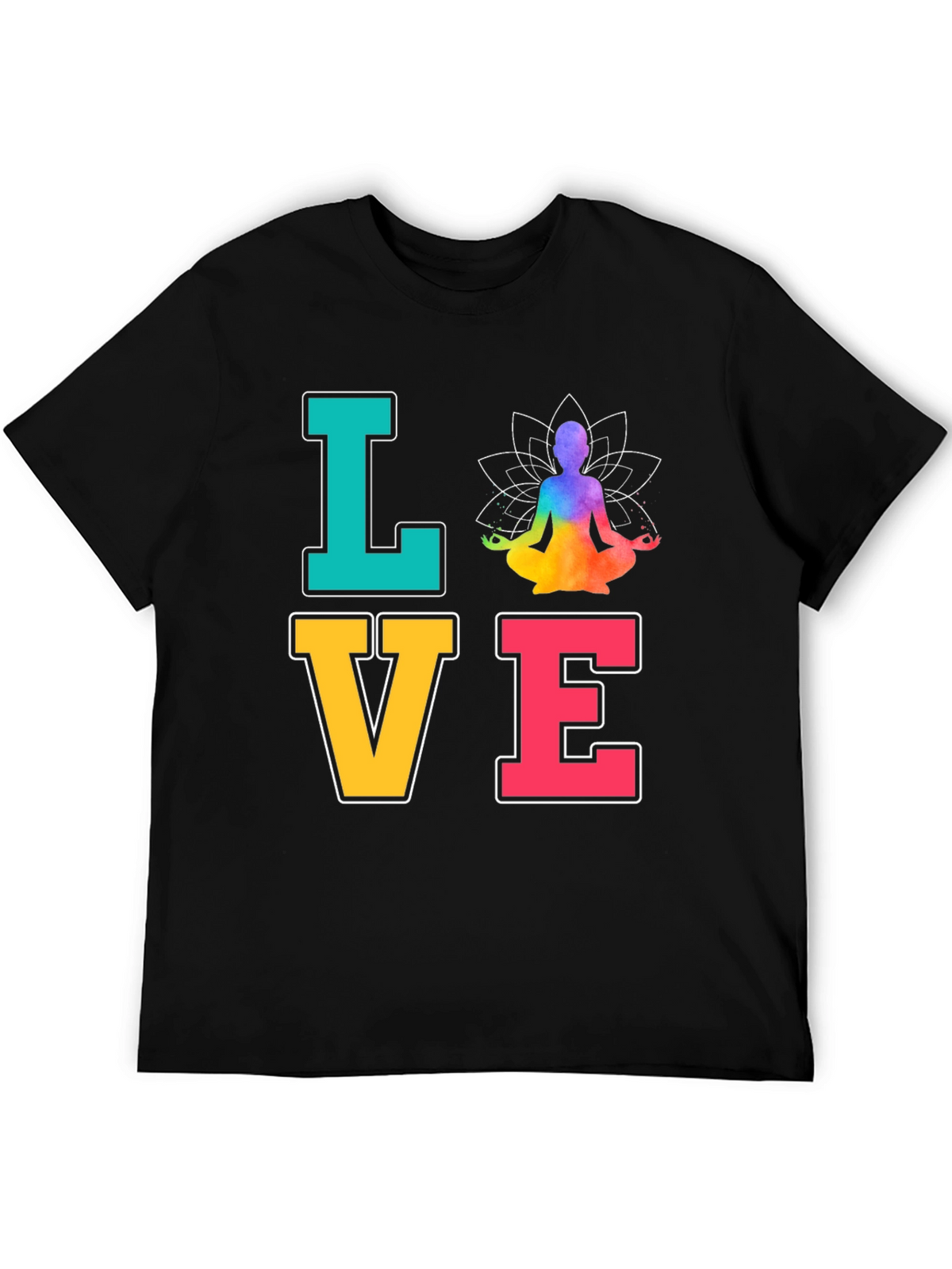 Yoga Love T-Shirt Meditate Zen Chakra Peace