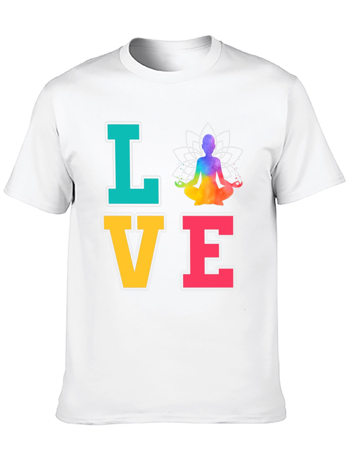 Yoga Love T-Shirt Meditate Zen Chakra Peace