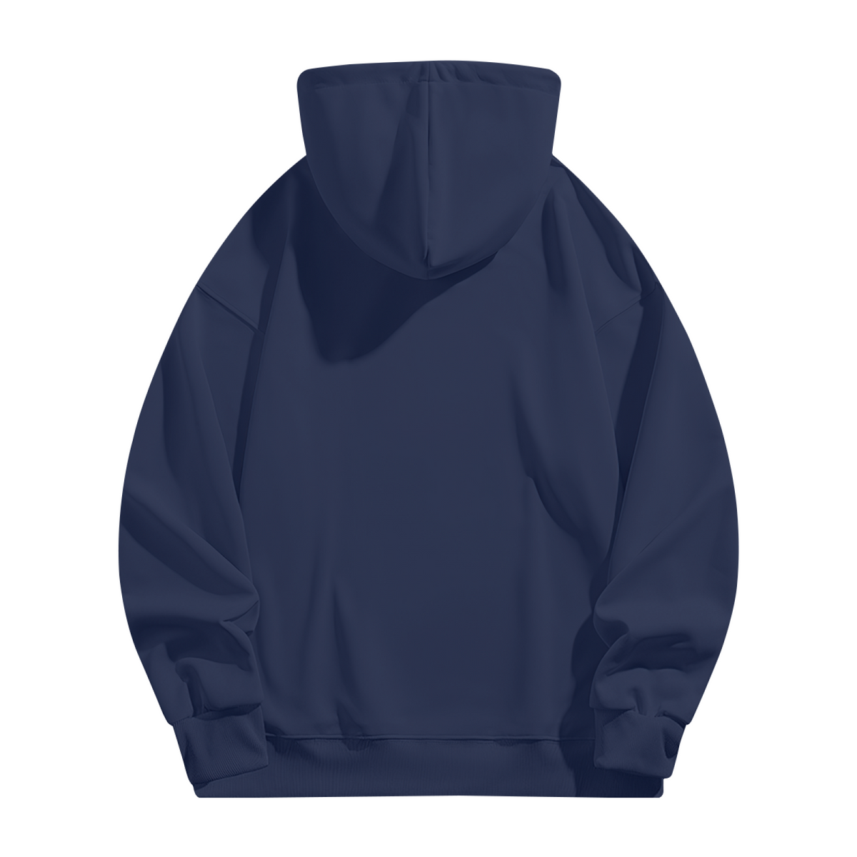 Nautical Anchor Wreath Relax Fit Navy Hoodie, Comfort Maritime Outfit